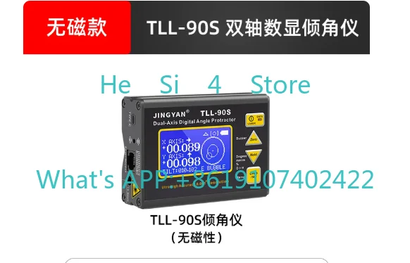 

0.005 High-Precision Level Electronic Level Dual Axis Digital Inclinometer Tll-90s leveling Measuring Tools