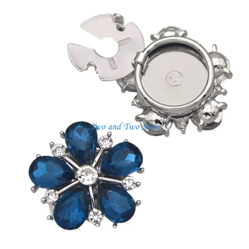 HX6F Versatile Dress Shirt Cufflinks With Sparkling Glass Accents And Premium Alloy Construction For Daily Use