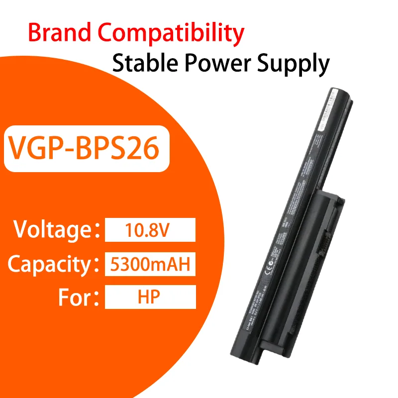 

VGP BPS26 Replacement Laptop Battery For Sony VPCEG 211T 111T 212T PCG 71912V VAIO Notebook Rechargeable Li ion Battery Pack