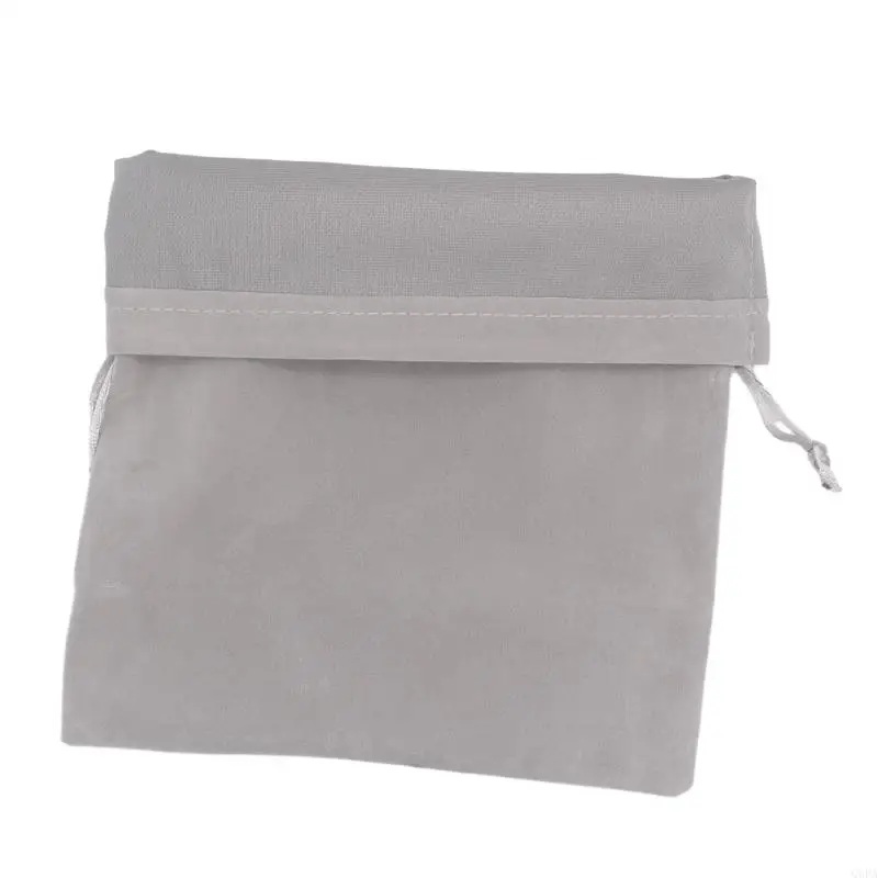 Q6PA Universal Earphone Earphone Travel Bag Friendly Bag สำหรับหูฟัง Protector Double Drawstring ปิดถุงเก็บข้อมูล