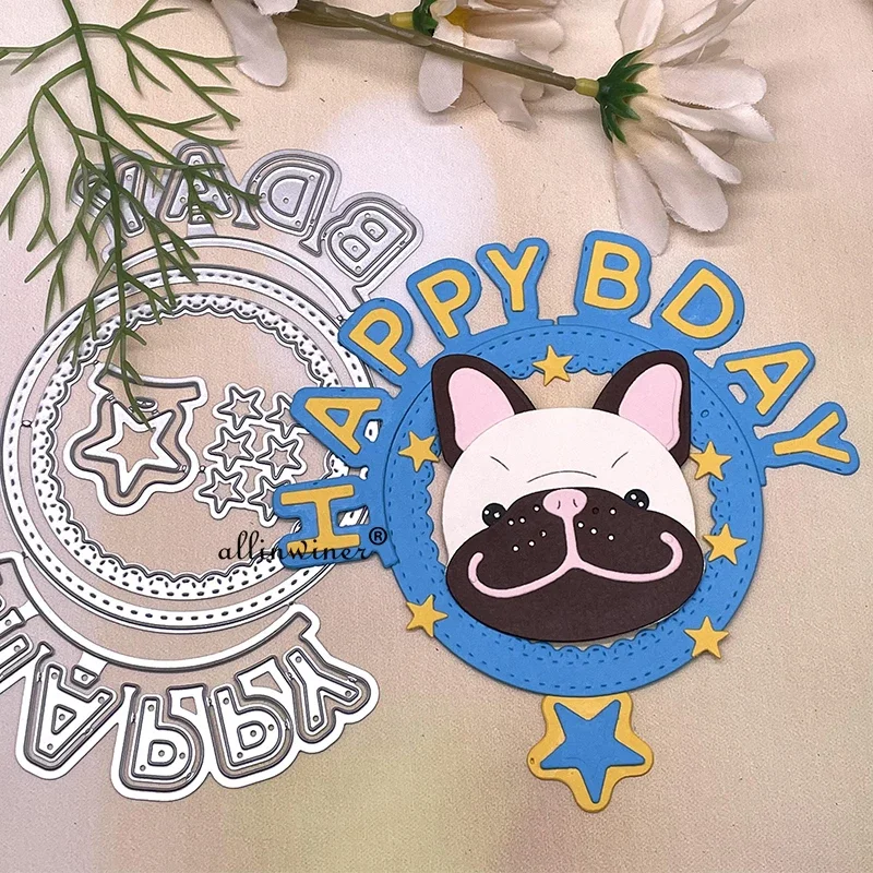 Molde de corte de metal série animal fofo, para álbum de scrapbooking diy, cartões de papel, artesanato decorativo, gravação em relevo