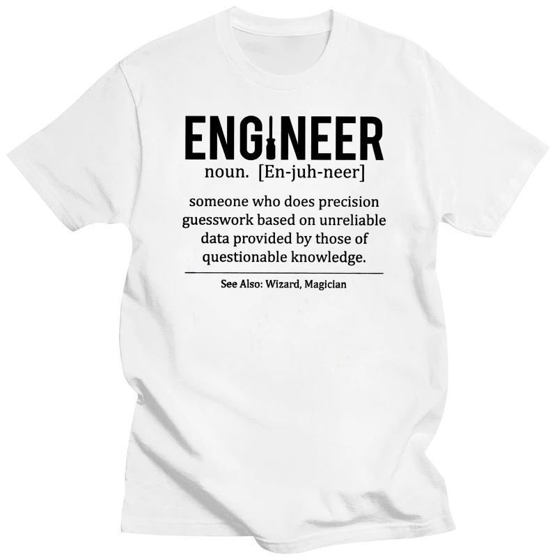 Mens Olive Engineer Defined T-Shirt Engineering Student TShirt Valentines Gift