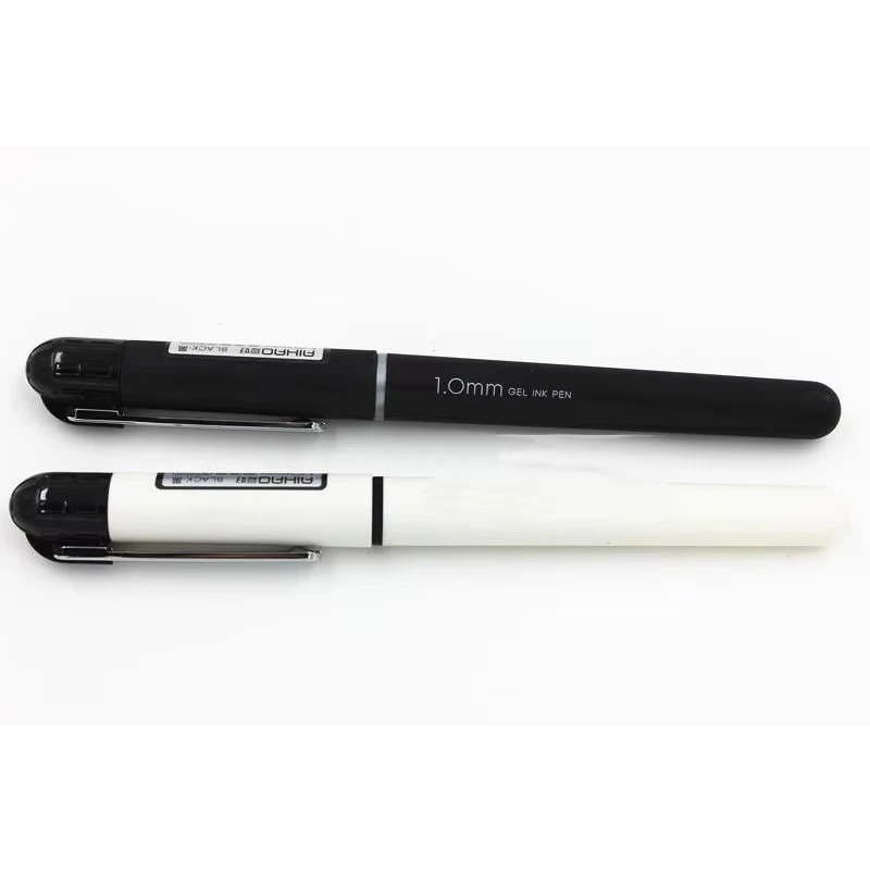 2019 Top Brand New Arrive 1.0 mm Brand Gel Ink Pen, Rubber School&Office Exam Business Necessary 12 Smooth Writing High Quality