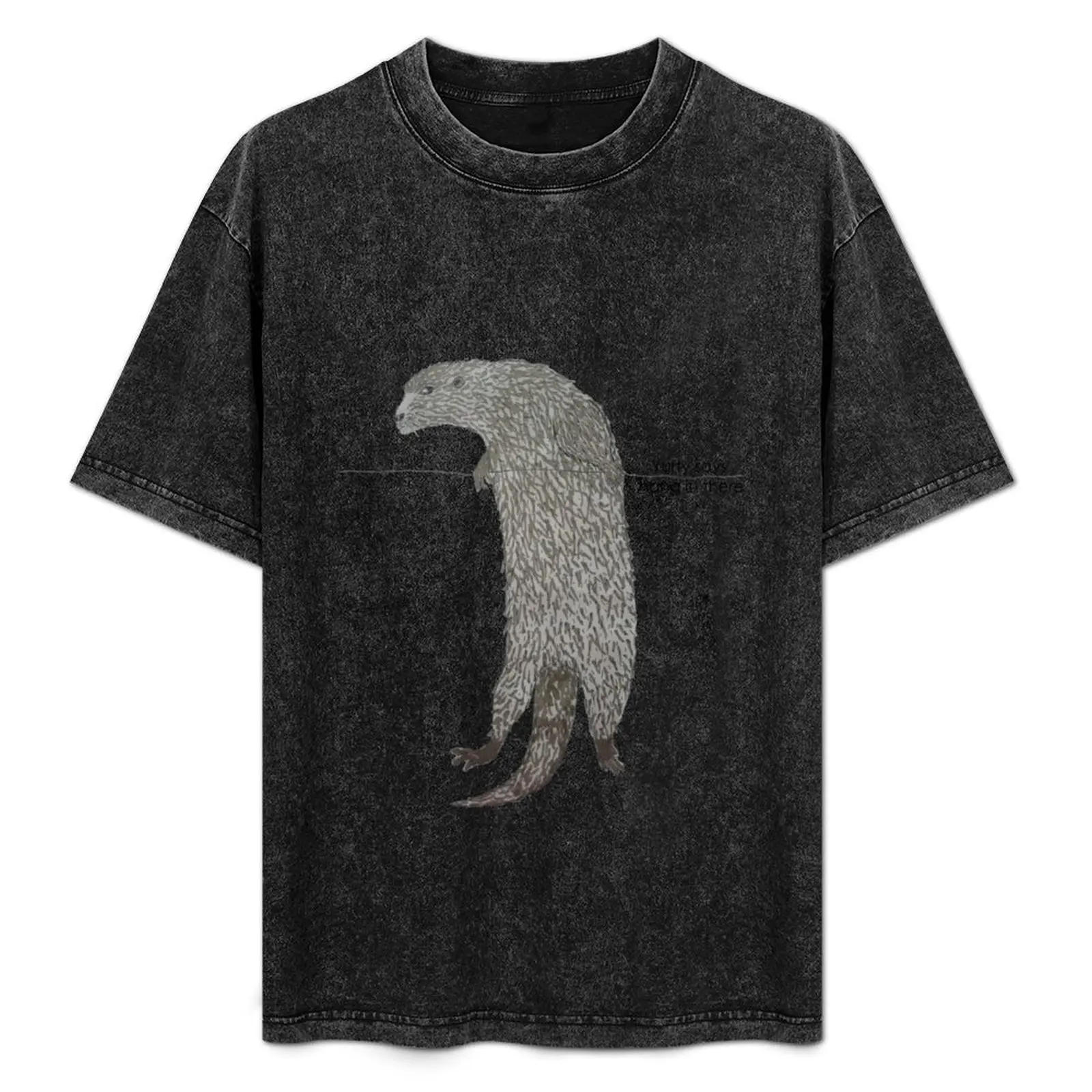 

Yurty says hang there T-Shirt Work Wear Breathable Tee
