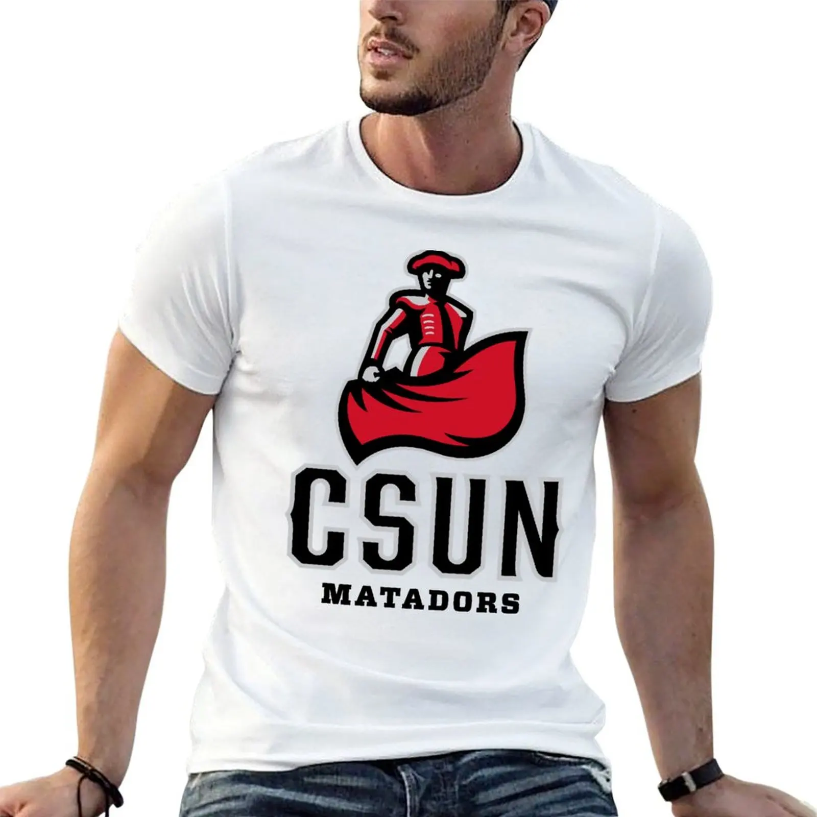 Cal State Northridge Matadors T-shirt cute tops animal prinfor boys Short sleeve tee men