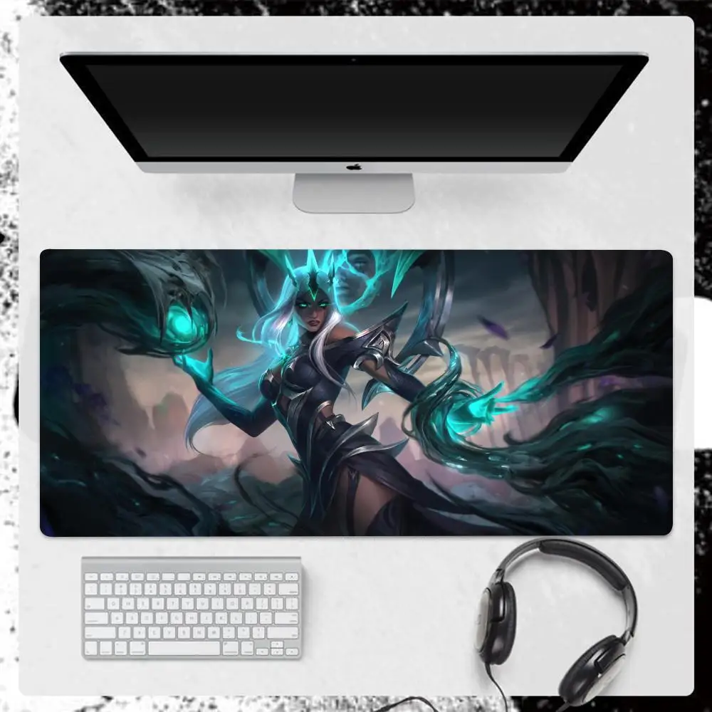 K-Kalista K-Karma K-Karthus Mouse Pad Mouse Pad Gaming Mousepad ความเร็วโต๊ะแล็ปท็อปสําหรับเล่นเกมสําหรับสํานักงานพรมโต๊ะ Accesso