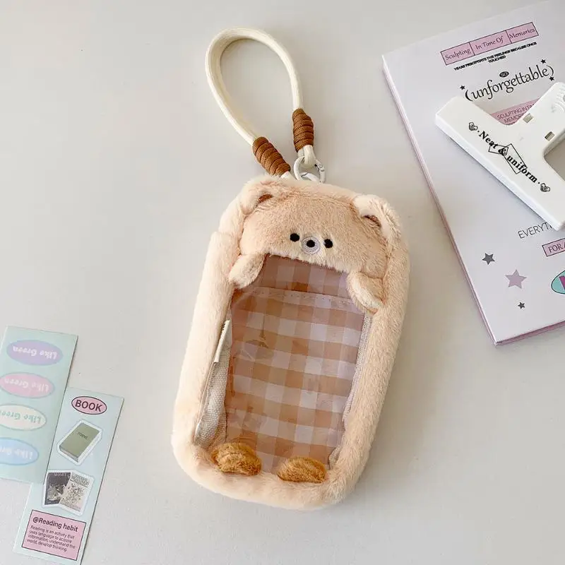 [xxx]【xxx】 Plush Doll Dustproof Storage Bag Doll Display Bag With Keyring Mini Mystery Box Dolls Organizer Pouches For 15cm Doll view 5