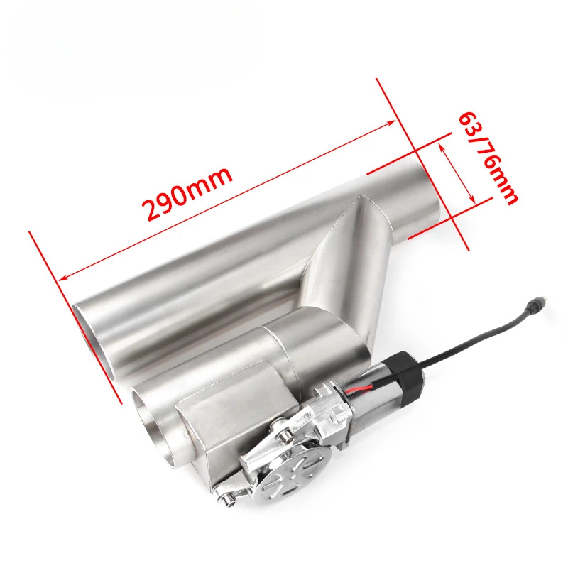 Car exhaust pipe modification sports car sound adjustable electric remote control variable exhaust valve Y type