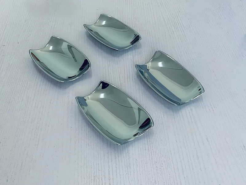 For Mitsubishi Outlander GM GN 2022 2023 ABS Chrome Door Handle Bowl Cover Cup Cavity Trim Insert Catch Molding Garnish