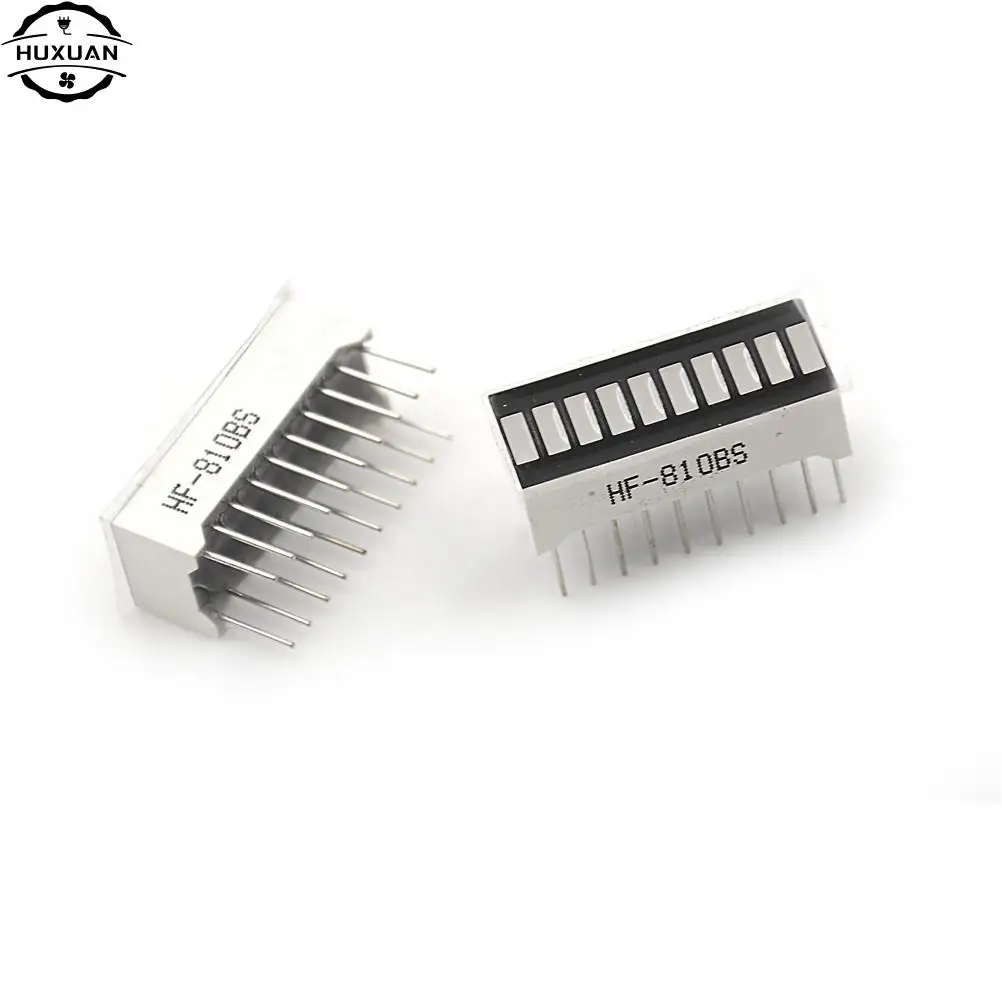 Barra gráfica LED Electrónica inteligente, ultrabrillante pantalla roja, tubo Digital de 10 segmentos, venta al por mayor, 10 unidades por lote