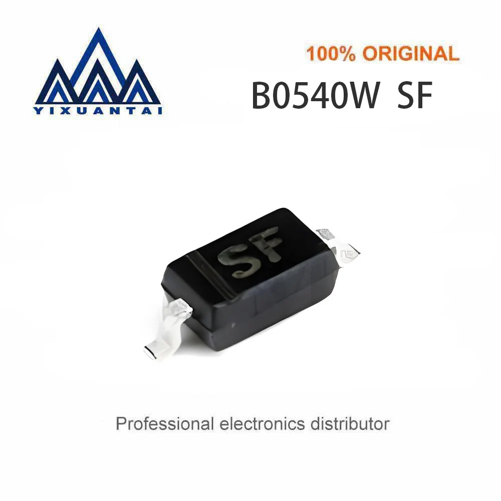 20pcs/Lot  B0540W  B0540W-7-F  Marking SF 【DIODE SCHOTTKY 40V 500MA SOD323】New and Original