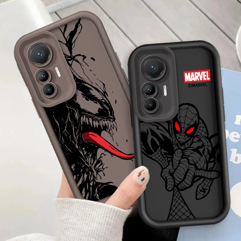 Marvel Groot Spider Man Art Eye Ladder For Xiaomi MI 14 12T 11 Lite Poco M3 X5 X4 F5 F4 F3 F2 GT Pro 5G Funda Phone Case