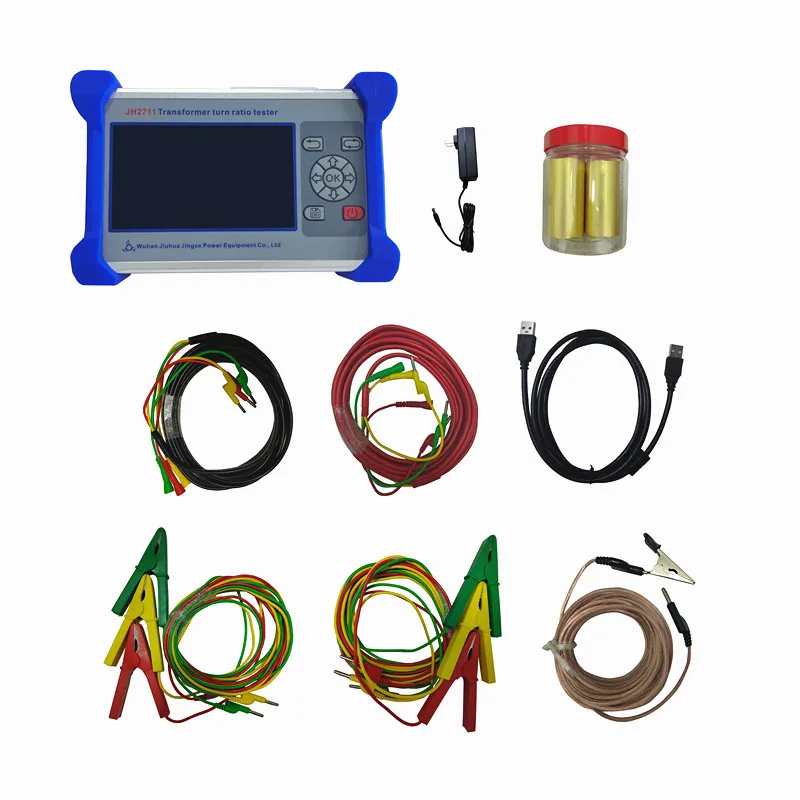 ZXY اللغة الإنجليزية/الإسبانية المدمج في البطارية المحمولة المحمولة 3 ثلاث مراحل التلقائي مقياس TTR محول ينقل نسبة Teste #2