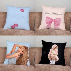 Singer S-Sabrina C-Carpenter Pillow Case For Home Bedroom Car Office Decoration Living Room Sofa Cushion Cover Suitable
