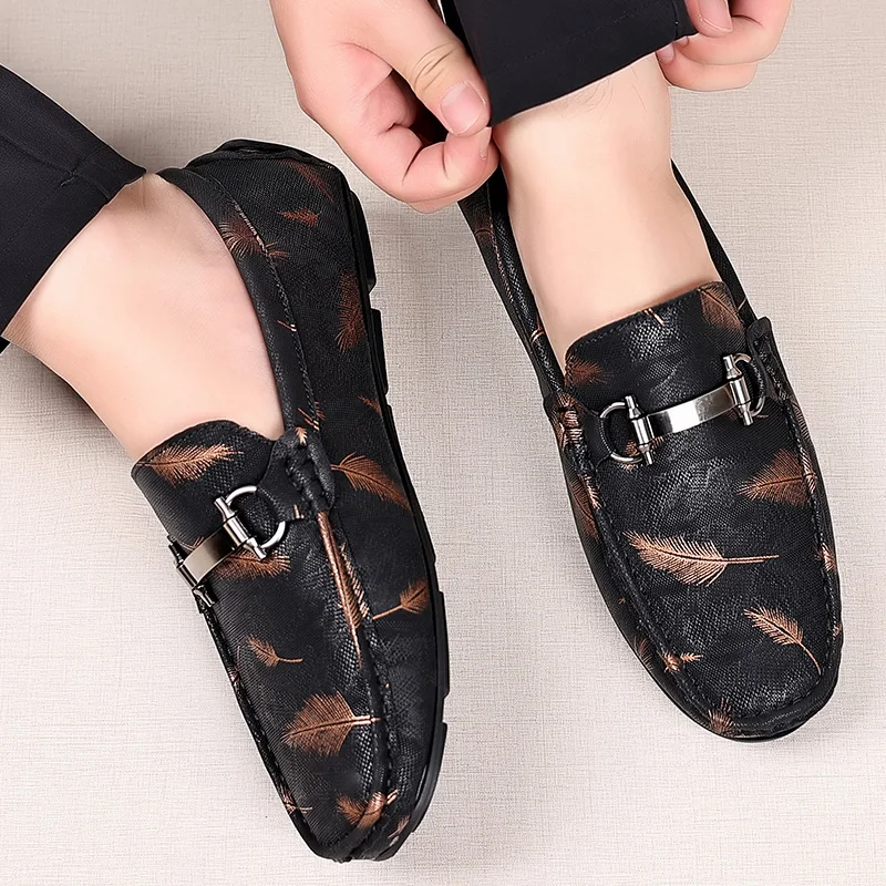 Yrzl Heren Loafers 2024 Mode Casual Leren Schoenen Van Hoge Kwaliteit Lente Heren Klassieke Mocassins Comfortabel Buiten Rijden Flats