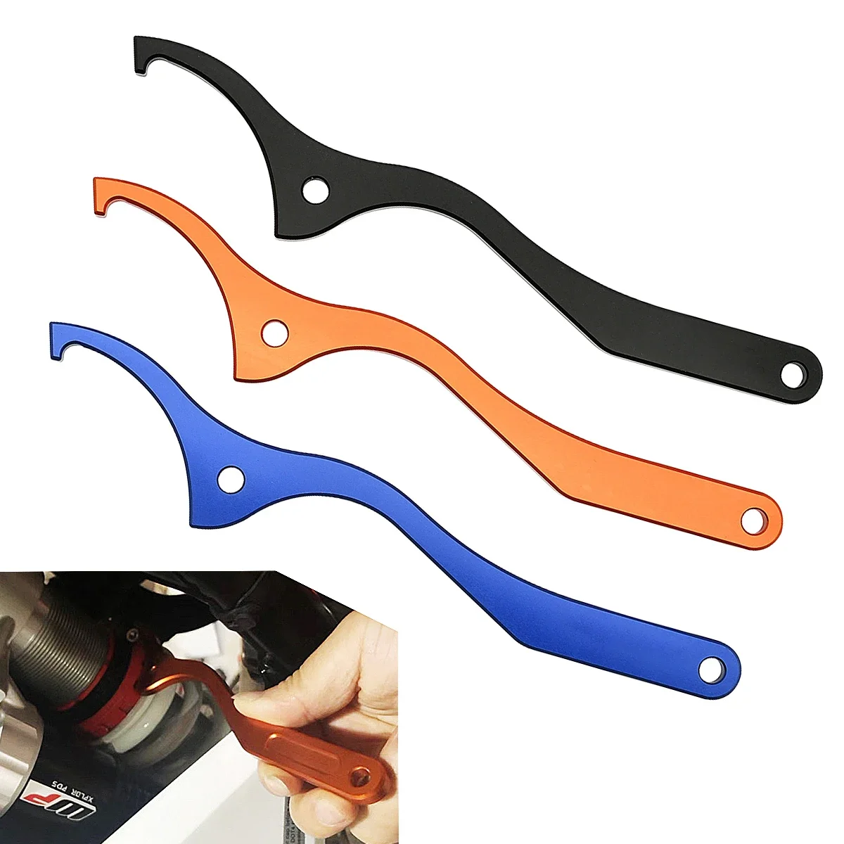 

Motorcycle Rear Damping Shock Absorber Spanner Wrench Tool For KTM EXC EXC-F SX SX-F XC XC-F XC-W XCW-F Husqvarna FC FE TC TE