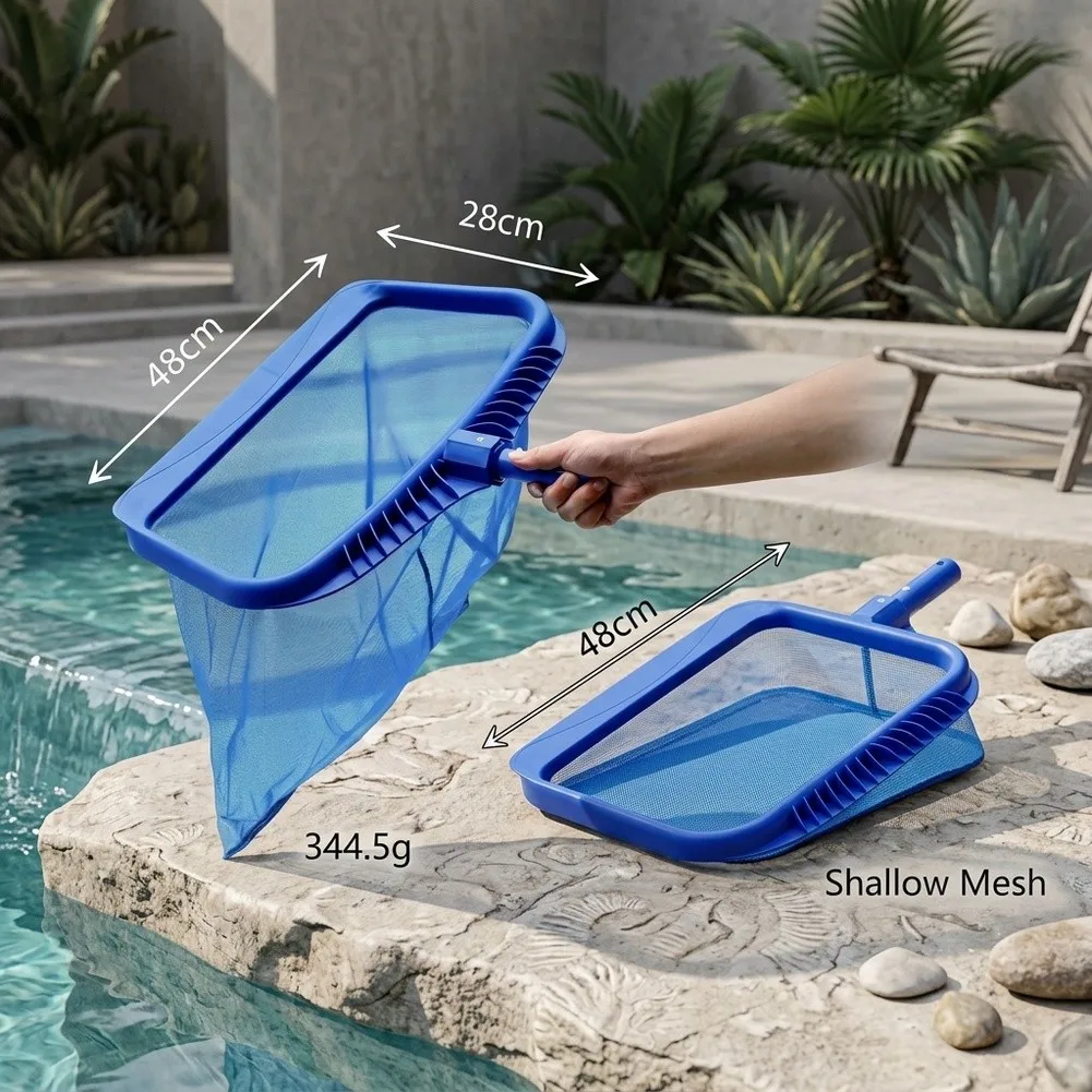 Swimming Pool Cleaning Skimmer Net Ground And Leaf Skimmer Set Pool Skimmer Net Pool Cleaning Tools