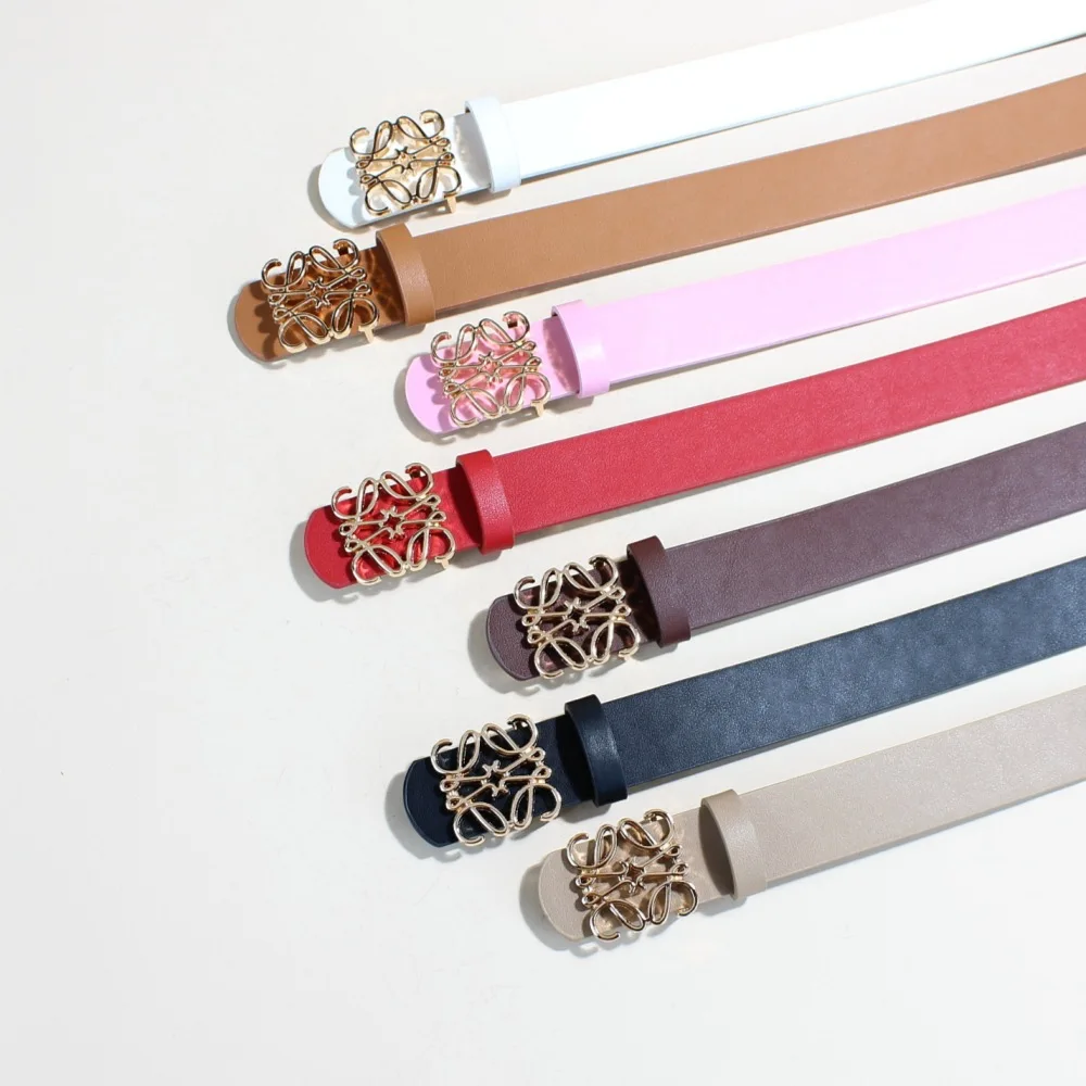 Women's Snap Button Belt - Fashion Decorative Faux Leather Belt for Jeans Adjustable Waistband for Women,New Fashion Accessories