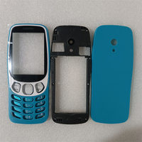 Full Complete Mobile Phone Housing Cover Case +English Keypad For Nokia 3210 4G (2024) Replacement
