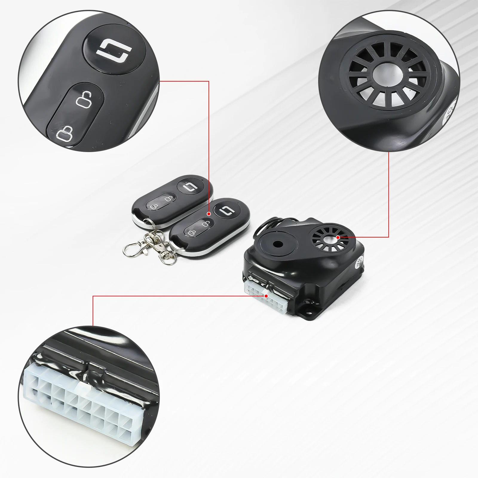 For Super SOCO TS TC TCMAX Alarm Remote Control Motorcycles Part Anti-theft One-Button Start Button Original Motor Accessories