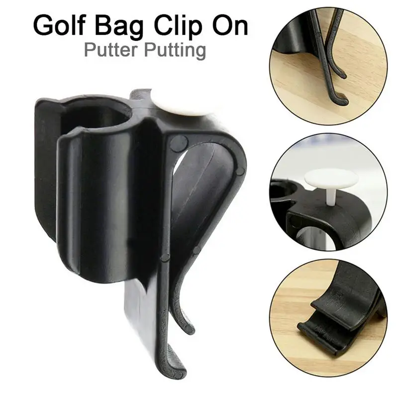 10pcs Sports Golf Bag Clip On Putter morsetto Holder Club Clip Golf Training Equipment sport all'aria aperta Golf Trainer accessori