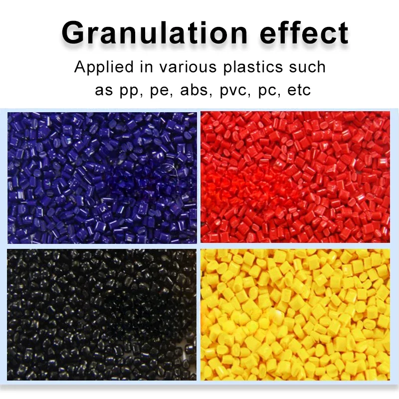 recycled plastic granulator mixer pla plastic granulator plastic pellets granulator