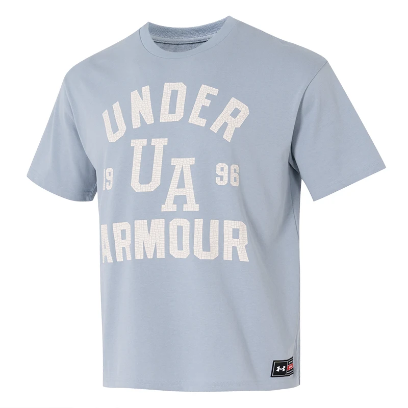

Футболка Under Armour мужская дышащая для бега, повседневная, для фитнеса, тренировок, спортивная одежда с короткими рукавами 1390179-465