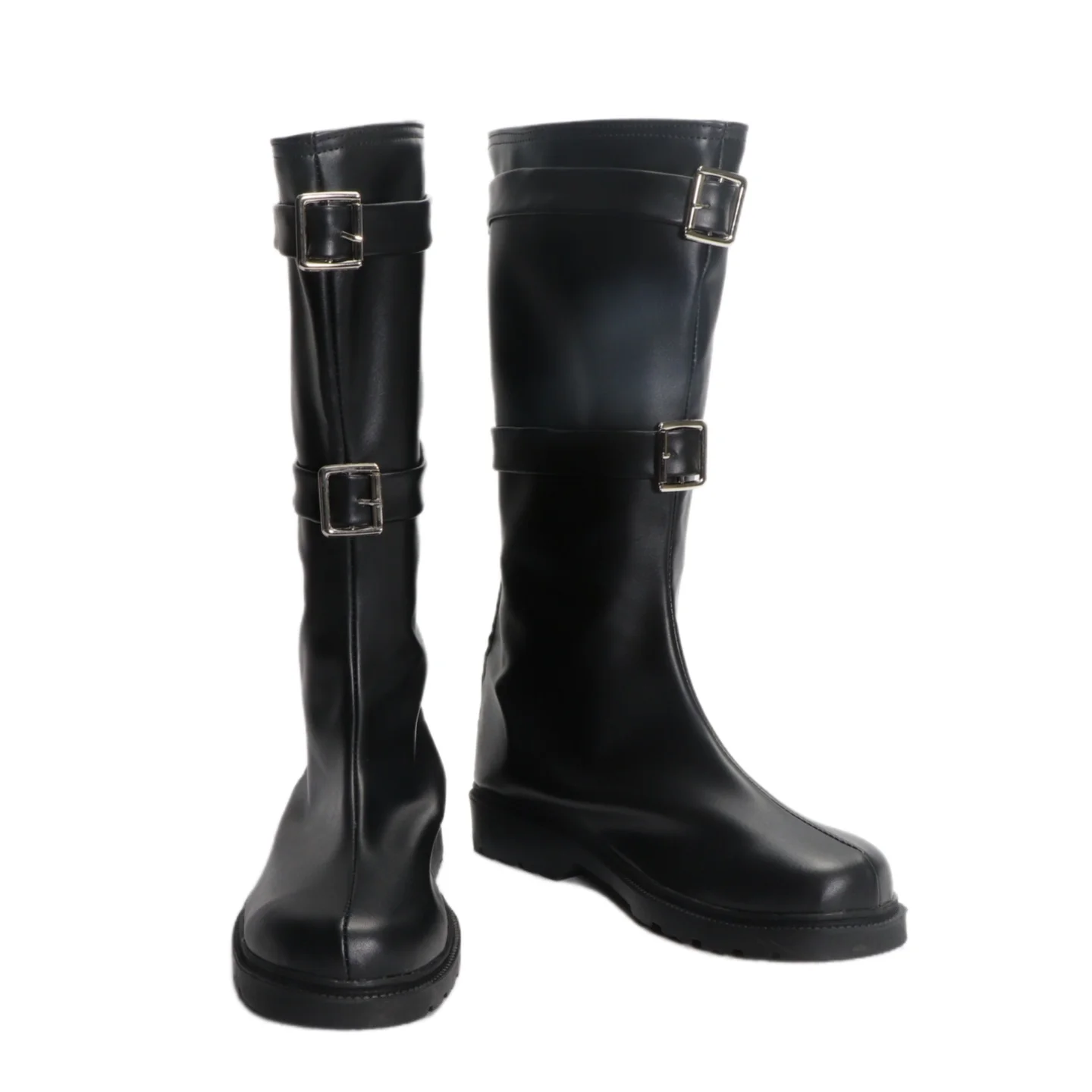 Final Fantasy VII 7 Sephiroth-zapatos de Cosplay, botas negras, accesorio de disfraces de Halloween para hombre, hecho a medida