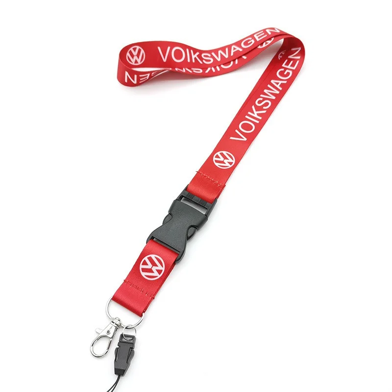 VW Motorrad Lanyard Nylon Printing Emblem Style Black White Keychain motorcycle accessories gadget auto Fashion Gift