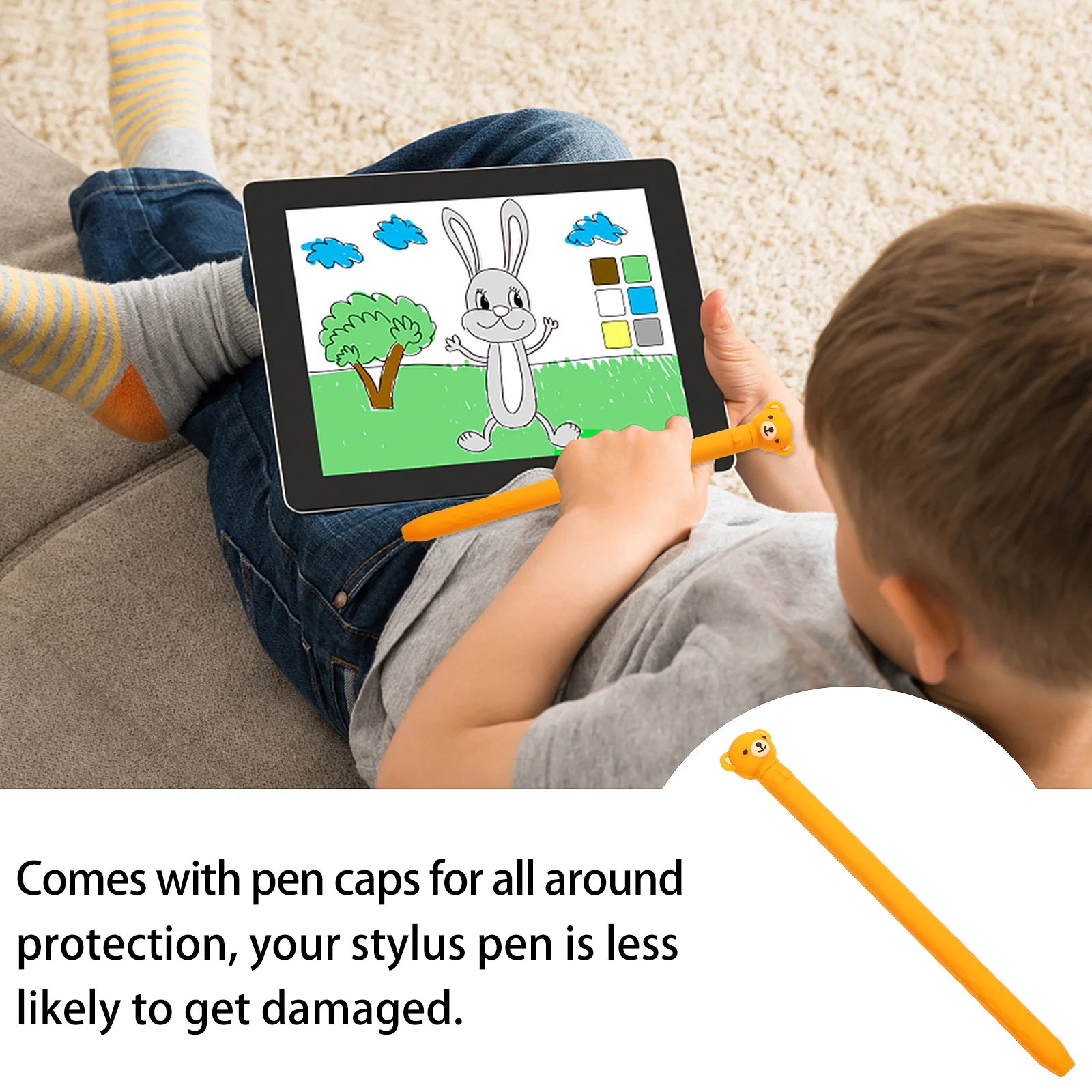 

Защитный чехол для стилуса, совместимый карандаш 1-го поколения, силиконовый чехол для ручки от падения, прочный чехол для стилуса