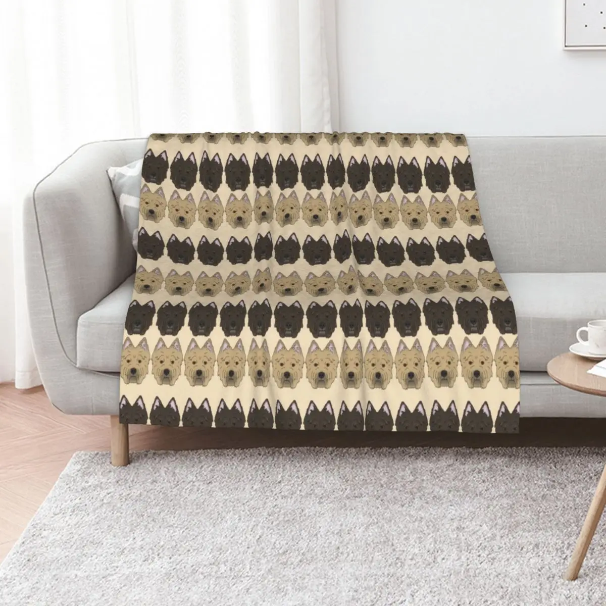 Cairn Terriers Throw Blanket Furrys Soft Blankets For Sofas Comforter Polar Bed Blankets