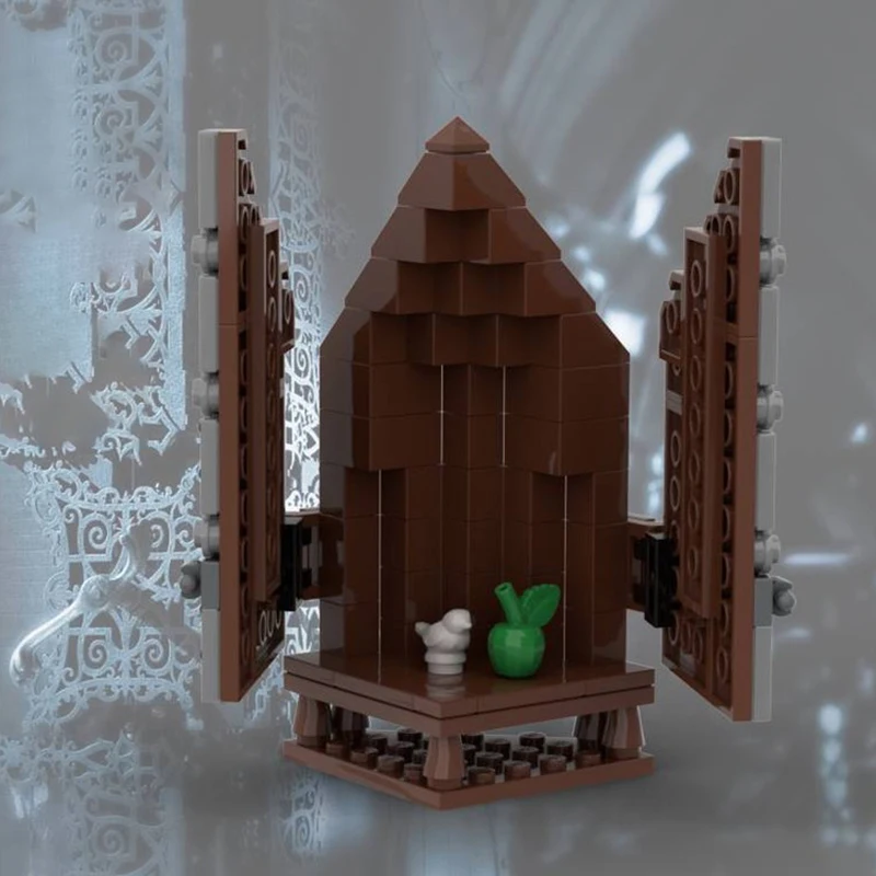 Moc Building Blocks Modular Vanishing Cabinet V1-V2 Model Technology Popular Movie Bricks DIY Assembly Construstion Gifts Toys