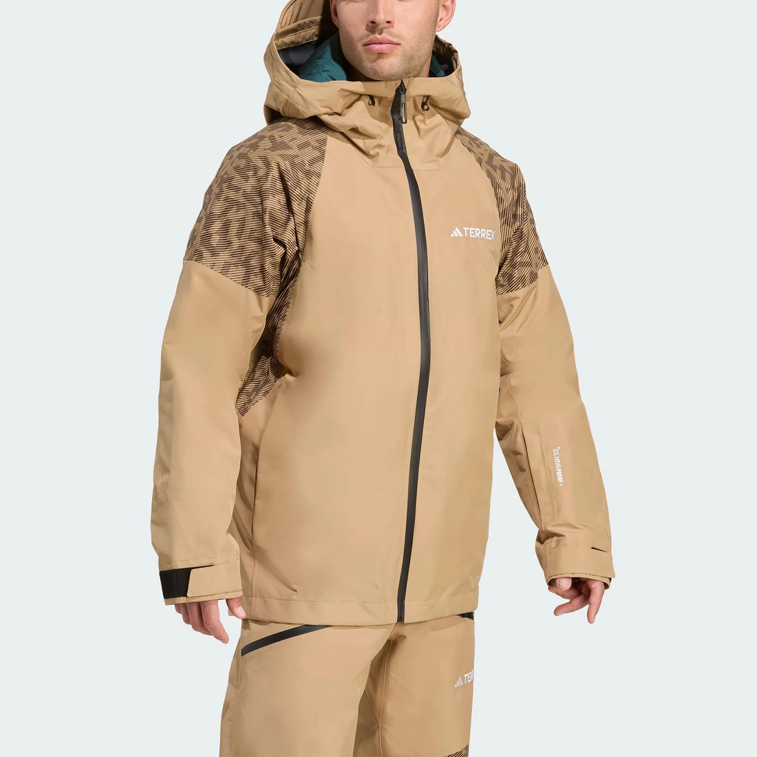 Adidas genuine comfortable winter men's hooded outdoor sports jacket JN3090