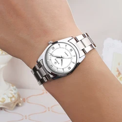 WWOOR-Montre-bracelet à quartz étanche pour femme, montres classiques pour femme, cadran en acier inoxydable, horloge habillée décontractée, mode de luxe, délicat