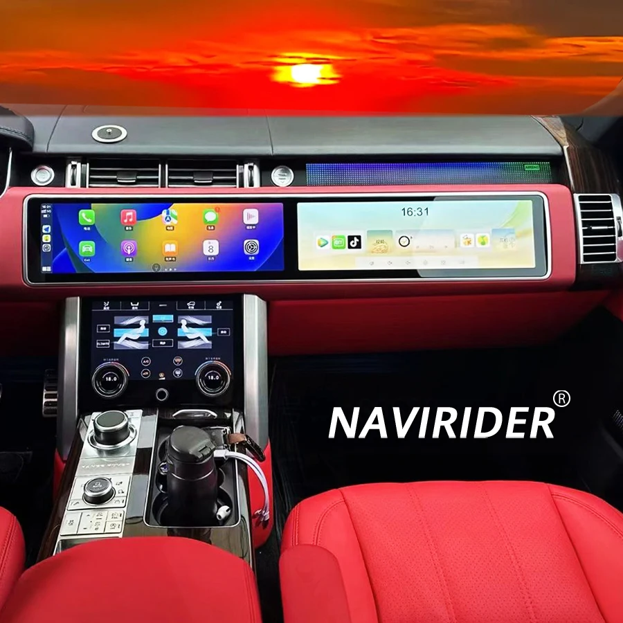 

12.3inch/15.5inch Dual Screen For Land Rover Range Sport L494 2013 2017 Android Carplay Upgrade Auto 4G+WIFI Receiver Car Radio