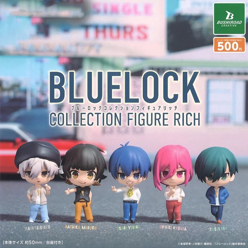 Group Bushiroad BLUE LOCK Q Version Twisted Egg, Showtime, Serveur privé, Stationary i Seishiro Action Figure, Model Toys, Gift, 5Pcs, Set