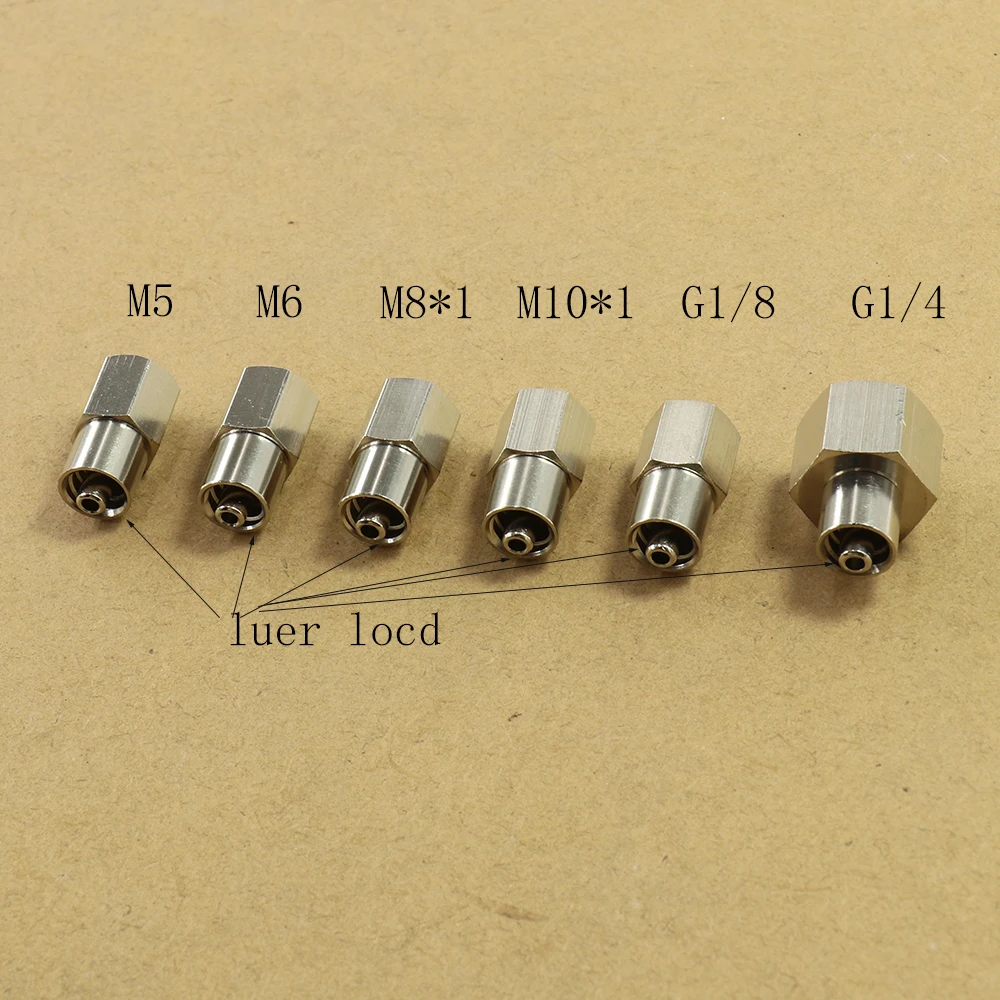Luer-Verriegelungskopf, Abgabemaschine, Adapter, Abgabeventil, Stecker, Adapter, Fitting, Stecker, M5, M6, M8, M10, G1/8, G1/4 – Detail 2