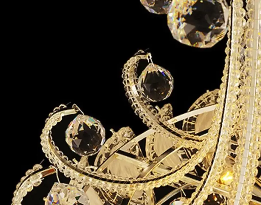 

Modern Chrome Crystal Chandelier Light Silver Crystal Chandelier Light Lighting Width 60cm Guaranteed 100% +Free shipping!