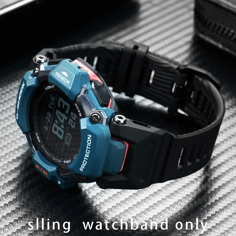 

For Casio sports watch 3515 GBD-H2000 sports resin silicone watch strap accessories men's watch accessories bracelet wristband