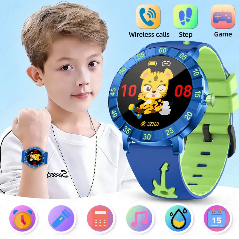 

Детские умные часы LIGE с сенсорным экраном, смарт-часы для детей, наручные часы для девочек и мальчиков, спортивные электронные цифровые часы