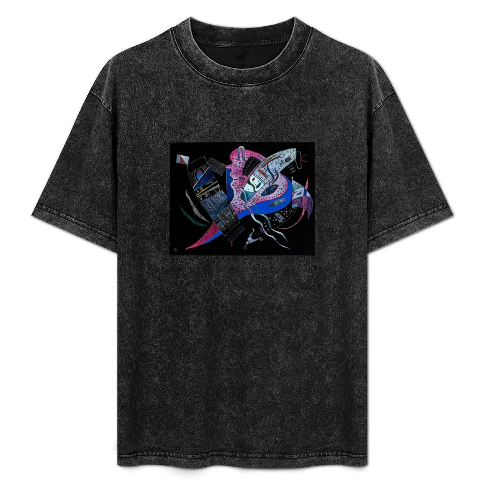 

Kandinsky Expressionism Wassily Kandinsky Exhibition Art T-Shirt Basic Regular Fit Casual T-Shirt
