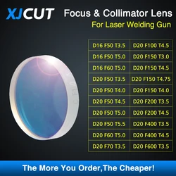XJCUT D16 D20 Laser Welding Cleaning Focus & Collimator Lens For Laser Welding Machine KRD/QILIN/RELFAR/SUP21C/RAYTOOLS/WSX