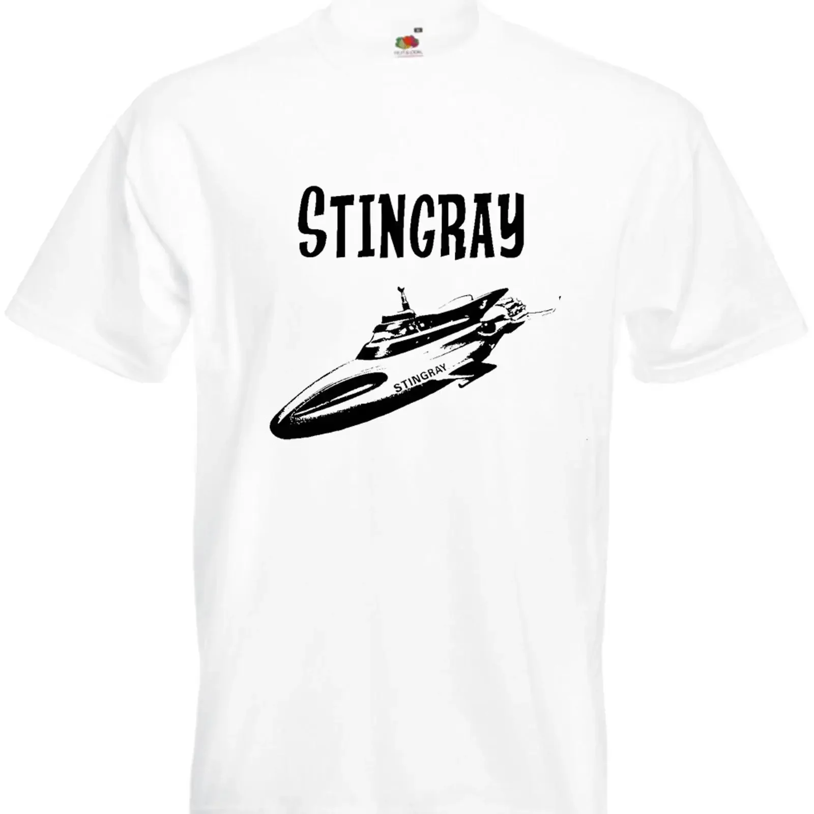 Футболка Stingray XL5 Thunder Birds в винтажном стиле, стильная, удобная, модная, с графическим принтом, дизайнерская одежда унисекс.