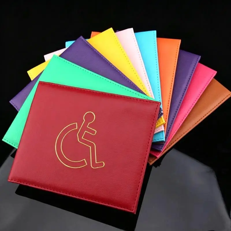 Handicapped Wallet Identity Badge Certificate Protection Cover Disabled Blue Badge Holder Document Safe Parking Permit Display·
