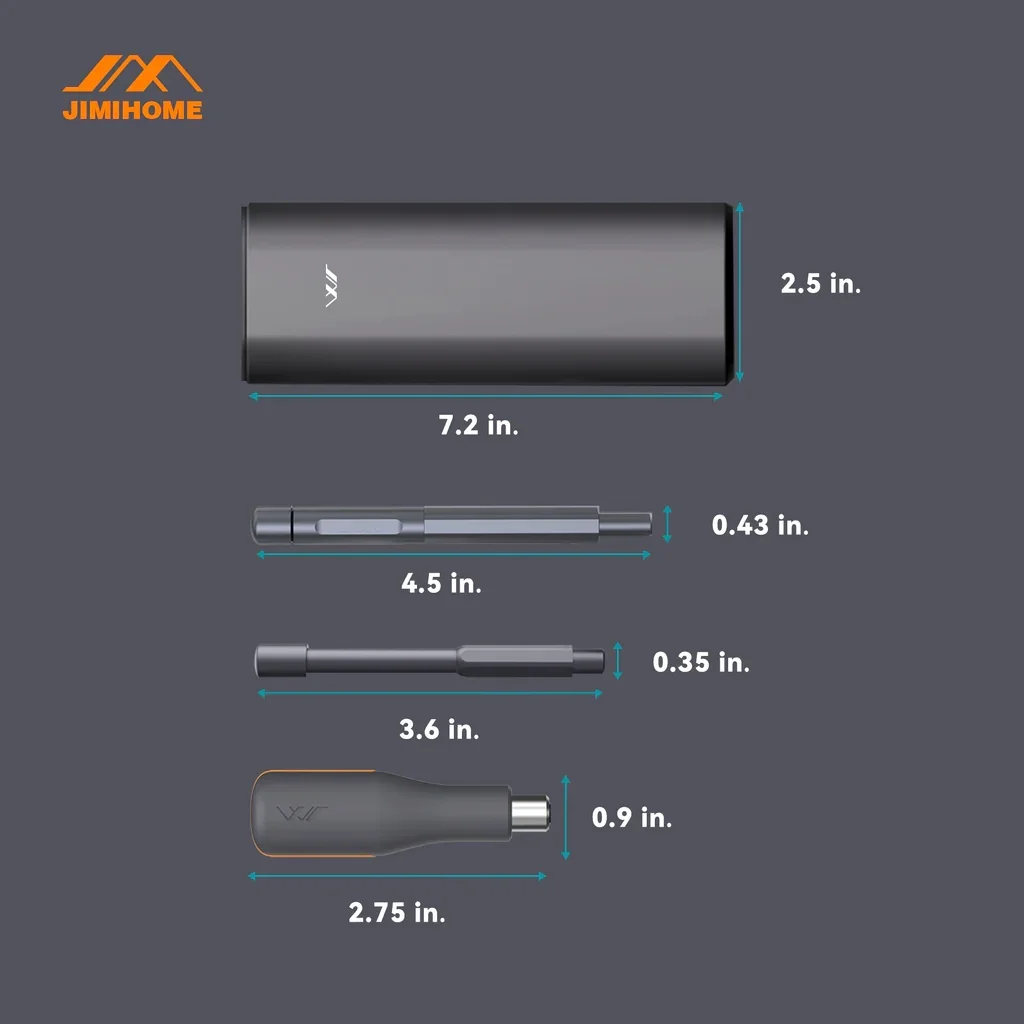 JIMIHOME GNT-72 Multi-purposed Household S2 Magnetic Precision Screwdrivers Set Dual Layer Press Screw Driver Kit Hand Tools
