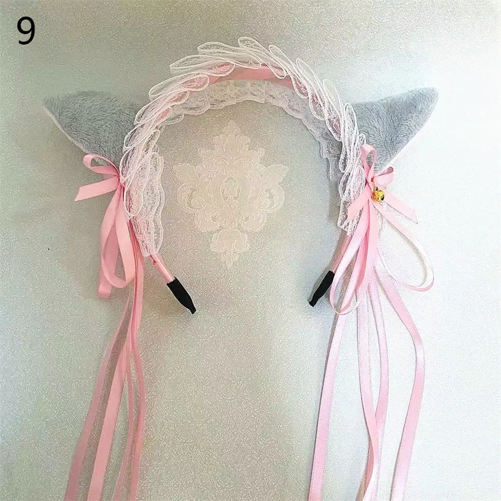 Hair Jewelry Cosplay Maid Headdress Headdress Cat Ears Head Wrap Fashion Hair Accessories Lolita Headband Wedding Party