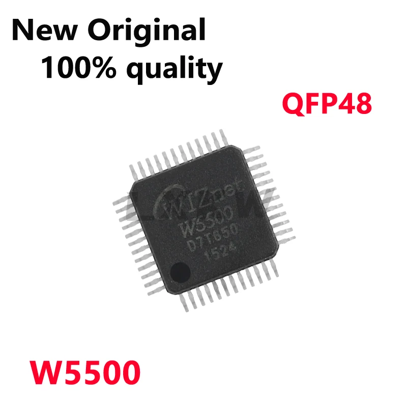 1~5/PCS New Original W5500 QFP48 Ethernet hardware chip/control chip In Stock