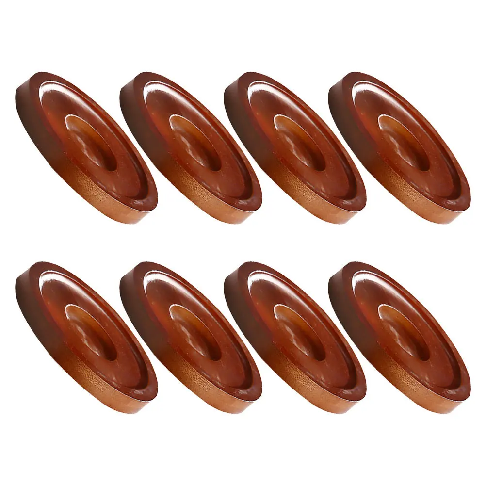 

8 шт., вращающиеся стеклянные подставки для виски, вращающиеся круглые деревянные подушечки для напитков, держатель для чашки вина, пива, бара, вращающиеся стеклянные подставки для виски