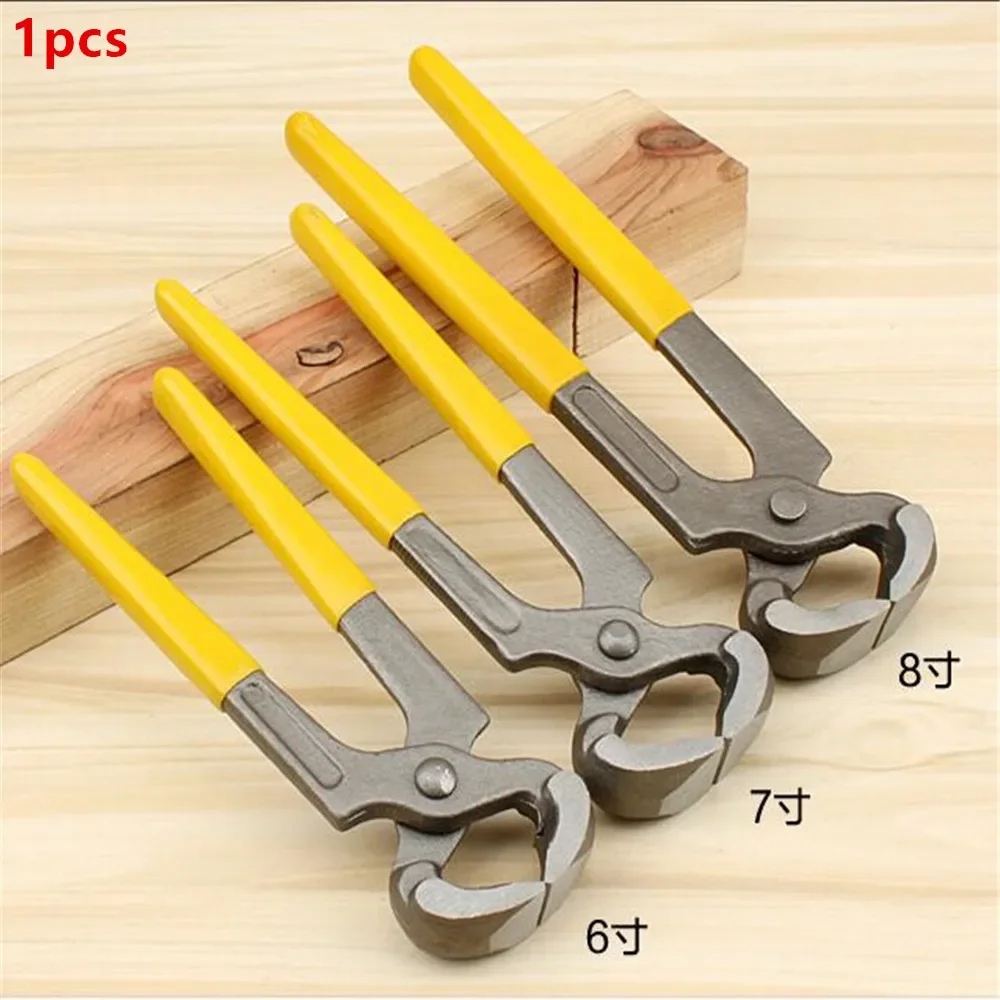 Pliers Nail Puller 8 Inch Jaw Pliers Nail Remover Shoe Repair Pliers Woodworking Flat Vise Tool