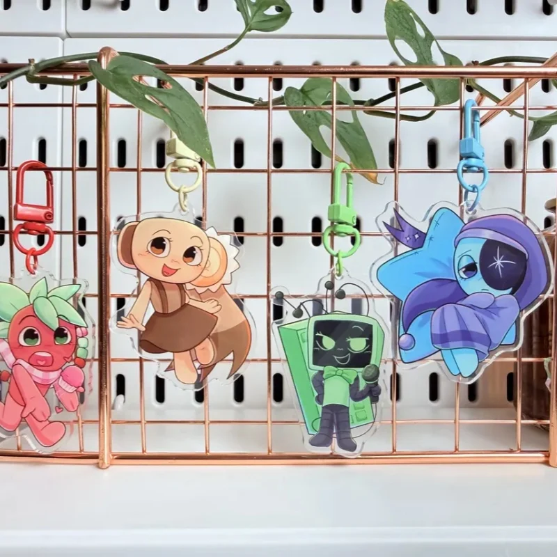 Акриловый брелок Cute Dandy's World – брелок с персонажем из хоррор-игры, двусторонняя печать, аксессуар для сумки